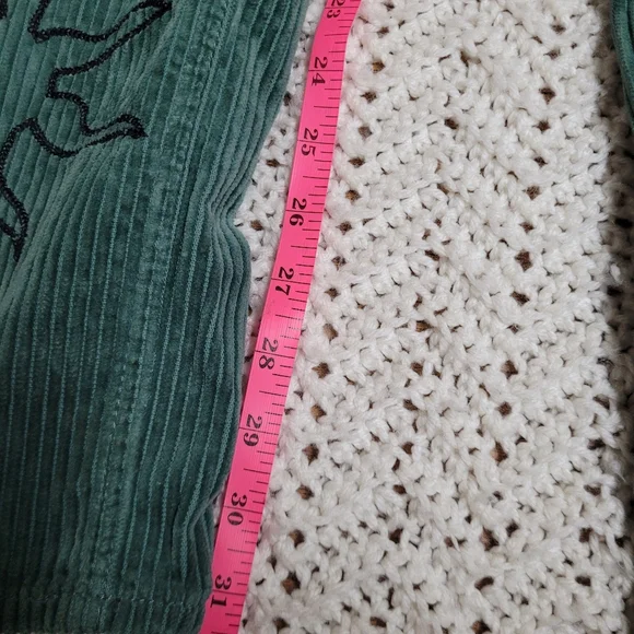 ❤️Pacsun 90s Boyfriend Embroidered Corduroy Jeans 24/31 - Picture 7 of 14